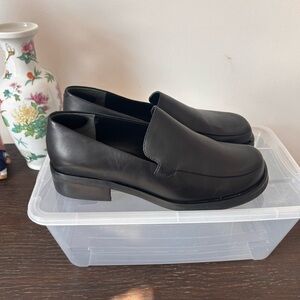 Franco Sarto Black Bocca Loafers